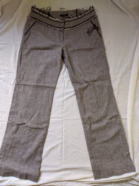 Costum de dama casual cu sacou si pantaloni wide leg